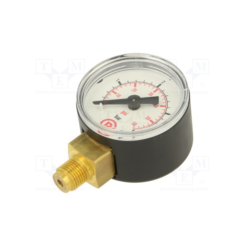 1 pcs x PNEUMAT-110.33-KD - Manometer, 0÷4bar, 40mm, non-aggressive liquids,inert gases