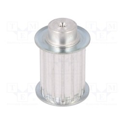 1 pcs x OPTIBELT - 36 AT5 14-200ZA - Belt pulley, AT5, W: 25mm, whell width: 36mm, Ø: 21.05mm, aluminium