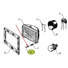 7700638992 light angle adjustment screw 5 x 30
