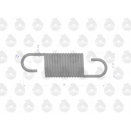 Gas pedal spring 10 pcs c 330 original Ursus