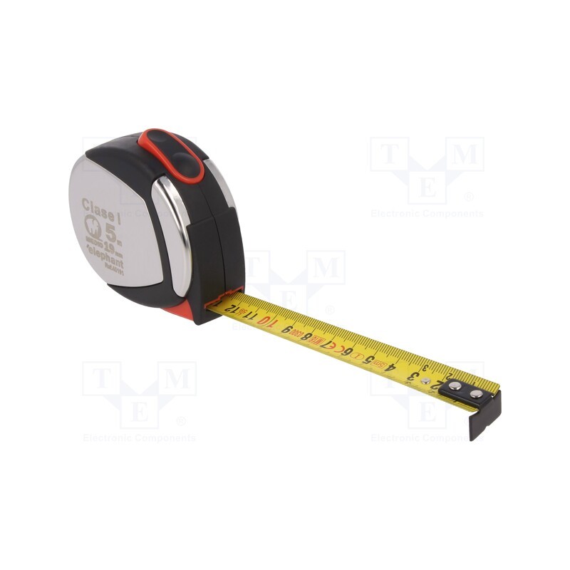 1 pcs x MEDID - 45191 - Measuring tape, L: 5m, Width: 19mm, measure