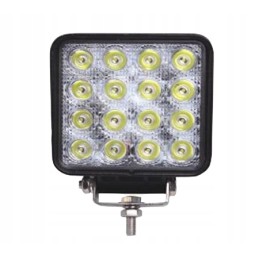 Halogen LED work lamp 3600 lumen 10 30v square