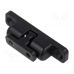 1 pcs x ELESA+GANTER - GN 4490-ZD-68-2-SW - Ball catches, W: 14.5mm, L: 68mm, cast zinc, black, 70N