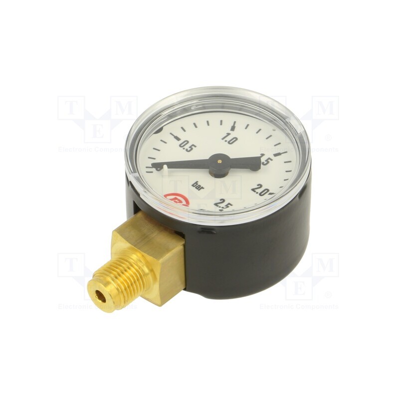 1 pcs x PNEUMAT-110.32 - Manometer, 0÷2.5bar, 40mm, non-aggressive liquids,inert gases