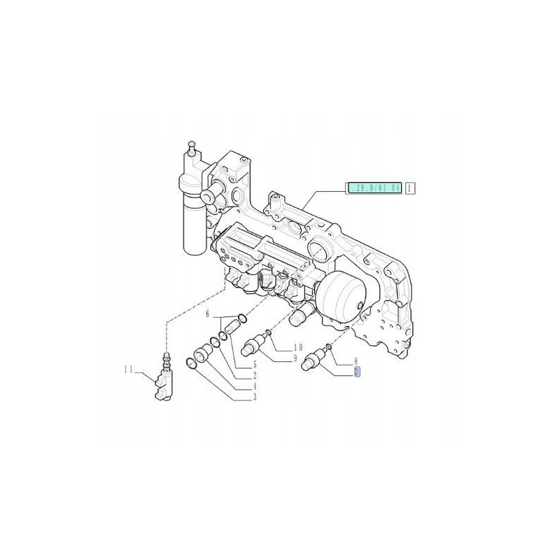 New Holland sensor 192300710007 84407937 cnh