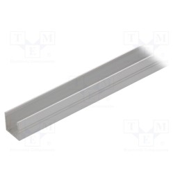 1 pcs x TOPMET - F1010000S - Profiles for LED modules, natural, L: 1m, SMART16, aluminium