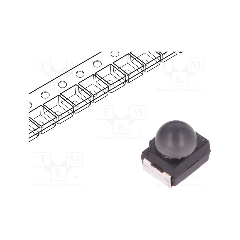 2 pcs x ams OSRAM - LO T66F-AACA-24 - LED, SMD, 3528,PLCC2, orange, 1.26÷3.175lm, 1120÷3550mcd, 55°, 20mA