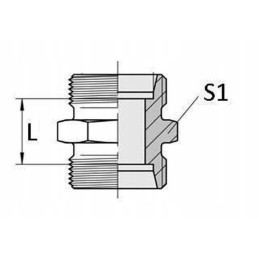 Straight connector m30x2 22l gs22lgp gopart