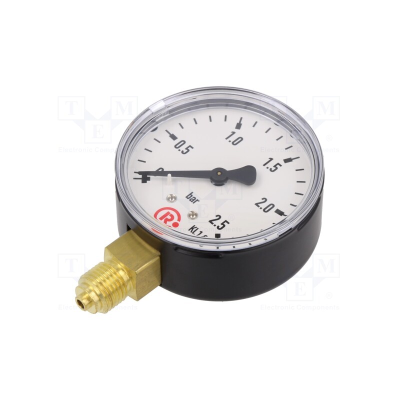 1 pcs x PNEUMAT-114 - Manometer, 0÷2.5bar, 63mm, non-aggressive liquids,inert gases