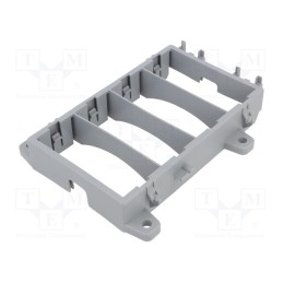 1 pcs x MTA - 101520 - Holder, screw,push-in, Mat: polypropylene, grey, Kit: bezel