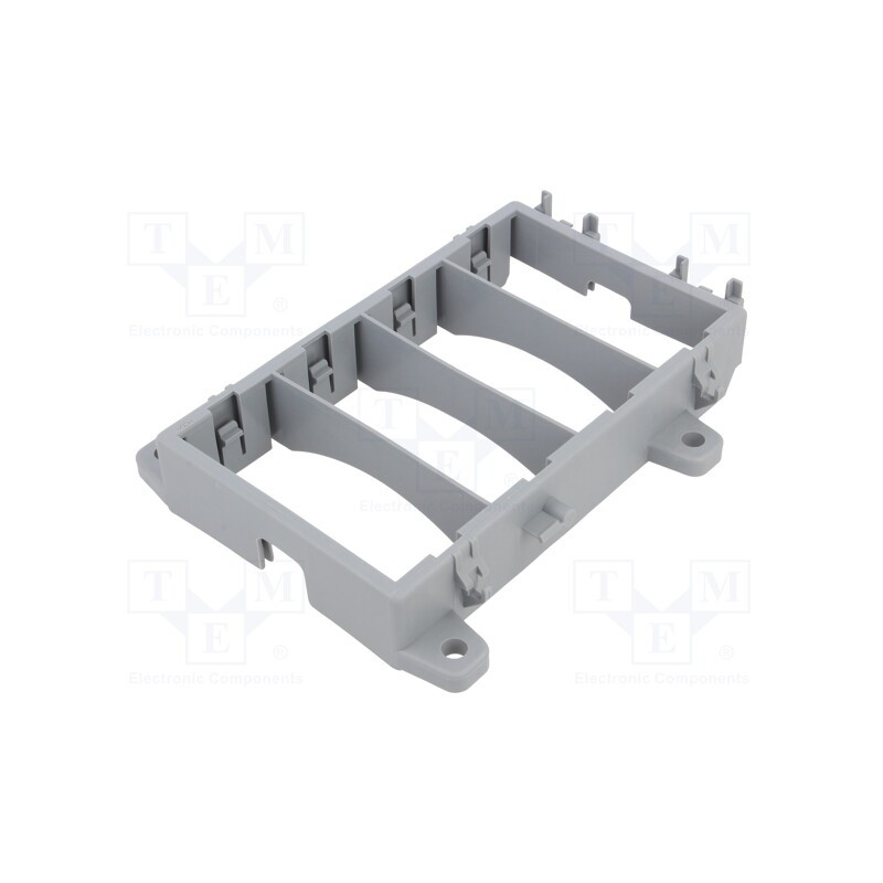 1 pcs x MTA - 101520 - Holder, screw,push-in, Mat: polypropylene, grey, Kit: bezel