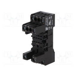 1 pcs x SCHRACK - 6-1415034-1 - Socket, PIN: 8, 12A, 250VAC, for DIN rail mounting, Series: PT