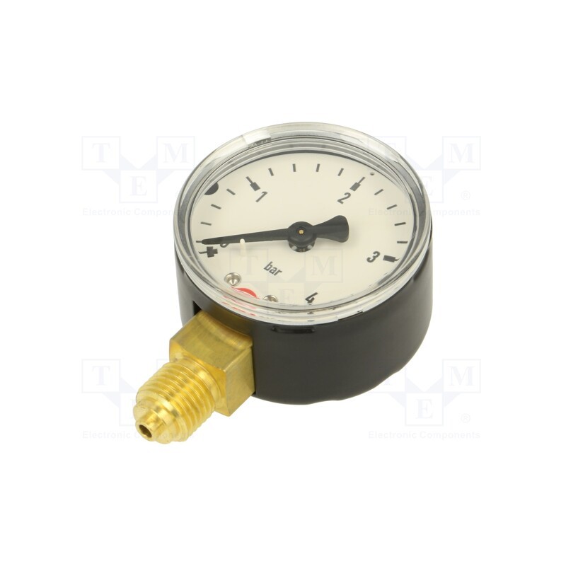 1 pcs x PNEUMAT-104 - Manometer, 0÷4bar, 50mm, non-aggressive liquids,inert gases