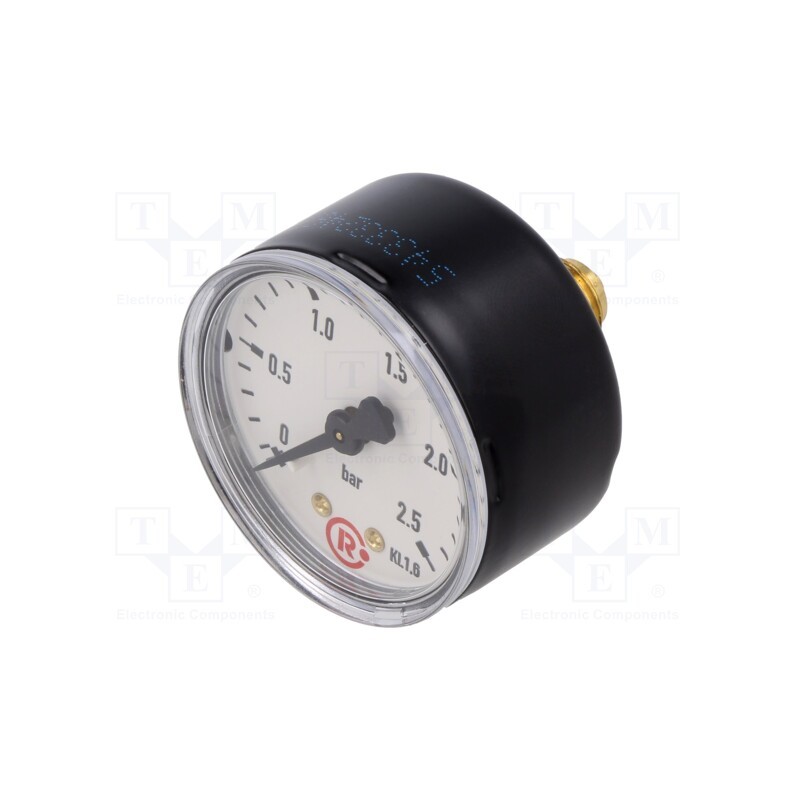 1 pcs x PNEUMAT-203 - Manometer, 0÷2.5bar, 50mm, non-aggressive liquids,inert gases