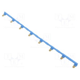 1 pcs x RELPOL - ZGZP4-8 BE - Connection bridge, 10A, 250VAC, Electr.connect: Push-in, blue