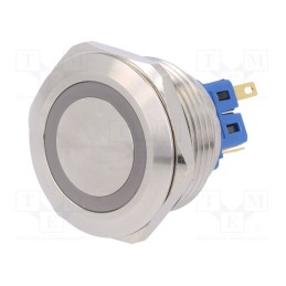 1 pcs x ONPOW - GQ28-11E/B/12V/S - Switch: vandal resistant, Pos: 2, SPDT, 3A/220VAC, 5A/24VDC, IP65