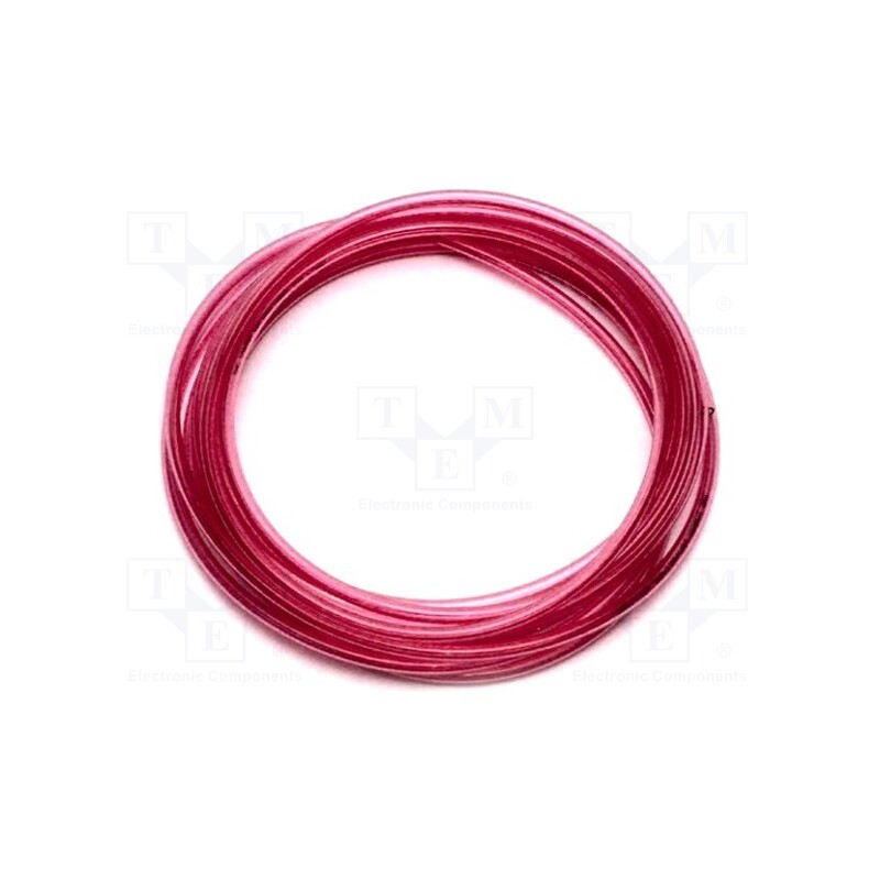 1 pcs x SMC-T0425R-20 - Pneumatic tubing, max.15bar, L: 20m, r bending min: 13mm, red