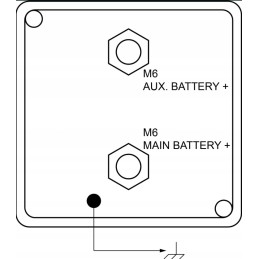 Battery separator isolator 12v 140a camper