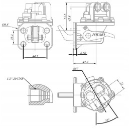 Feed pump 130300080739 case perkins