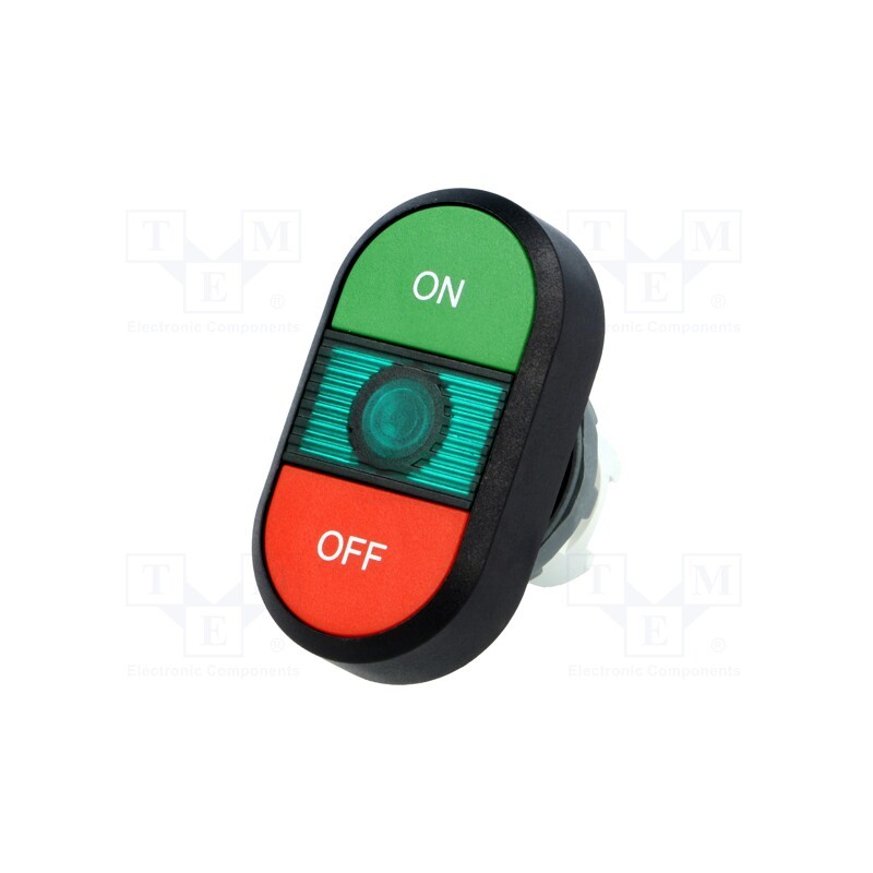 1 pcs x ABB - 1SFA611132R1102 - Switch: double, 22mm, Stabl.pos: 1, green/red, MLB-1, IP66, flat