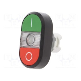 1 pcs x ABB - 1SFA611131R1108 - Switch: double, 22mm, Stabl.pos: 1, green/red, MLB-1, IP66, flat