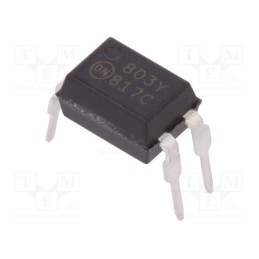 2 pcs x ONSEMI - FOD817C - Optocoupler, THT, Ch: 1, OUT: transistor, CTR@If: 200-400%@5mA, 70V
