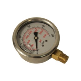 C385 power steering oil pressure gauge