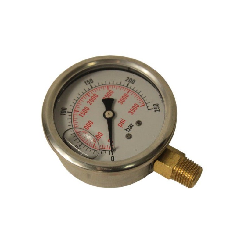 C385 power steering oil pressure gauge
