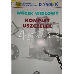 Set of gaskets for the bul 3d2500k engine