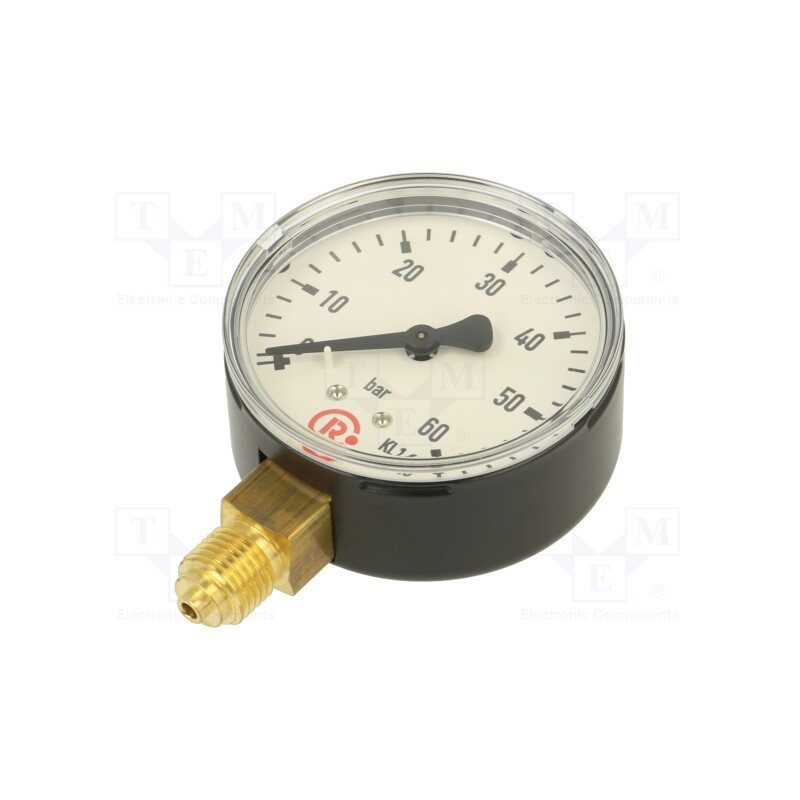 1 pcs x PNEUMAT-121 - Manometer, 0÷60bar, 63mm, non-aggressive liquids,inert gases