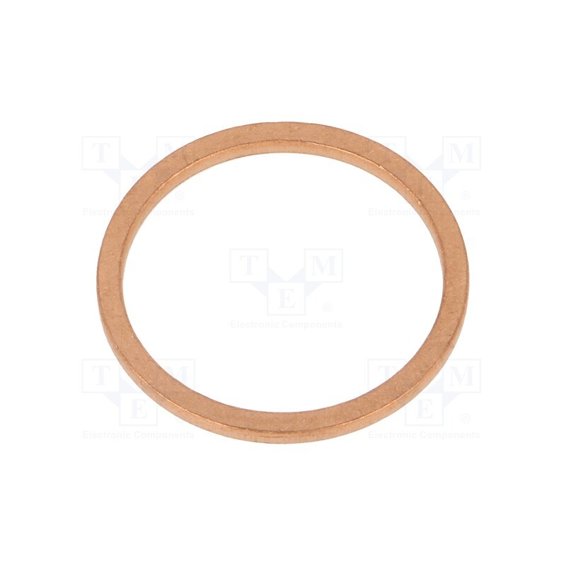 1 pcs x ELESA+GANTER - DIN 7603-CU-26-31-A - Gasket, copper, Thk: 2mm, Øint: 26mm, Øout: 31mm, DIN 7603