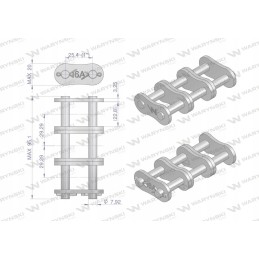 Reinforced chain lock z16a 3 ansi a 80 r3 1