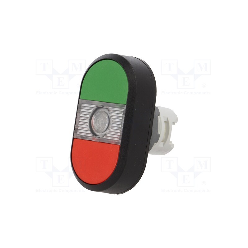 1 pcs x ABB - 1SFA611130R1108 - Switch: double, 22mm, Stabl.pos: 1, green/red, MLB-1, IP66, flat