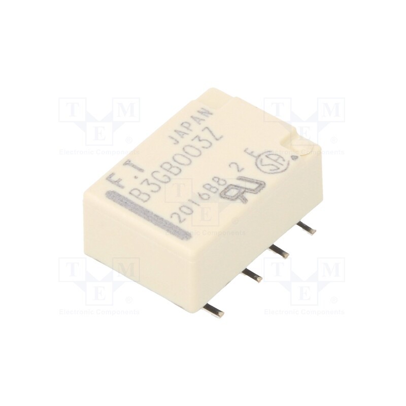 1 pcs x FUJITSU - FTR-B3GB003Z - Relay: electromagnetic, DPDT, Ucoil: 3VDC, 2A, 0.3A/125VAC, SMT