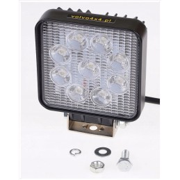 Spot long-distance lamp 9x LED 27W halogen offroad