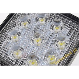 Spot long-distance lamp 9x LED 27W halogen offroad