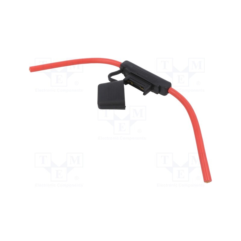 1 pcs x OPTIFUSE - LPX-01B-6R - Fuse holder, 29.7mm, 100A, Leads: cables, 32V