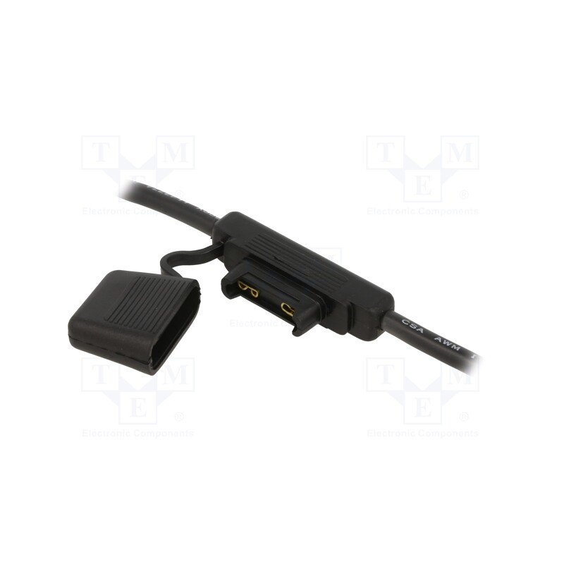 1 pcs x OPTIFUSE - LPX-01B-6B - Fuse holder, 29.7mm, 100A, Leads: cables, 32V