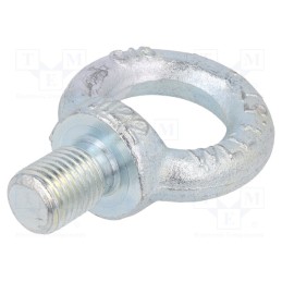 1 pcs x DROMET - SZU22 - Lifting eye bolt, M22x36, Head: eye, steel, zinc, DIN 580, 50mm