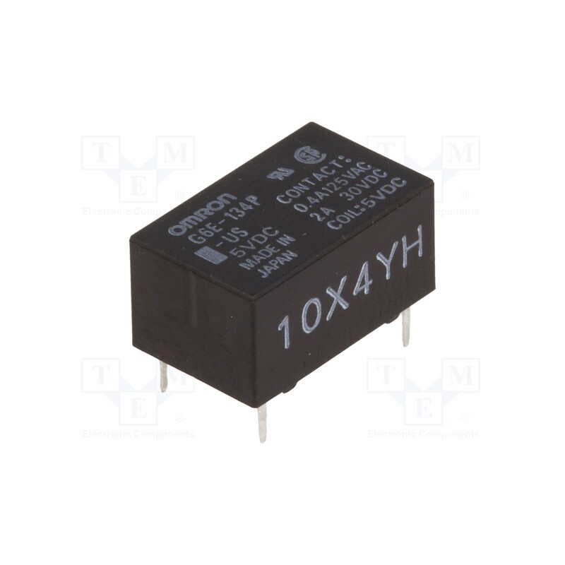 1 pcs x OMRON OCB - G6E-134P-US 5VDC - Relay: electromagnetic, SPDT, Ucoil: 5VDC, Icontacts max: 3A, PCB