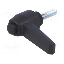 1 pcs x ELESA+GANTER - 141221 - Lever, adjustable, Thread len: 20mm, Lever length: 50mm