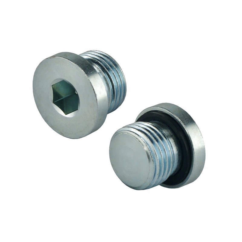 Hydraulic plug with seal, thread 27x2