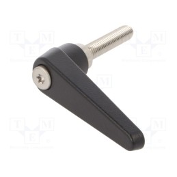1 pcs x ELESA+GANTER - GN 101.1-18-M8-40-SW - Lever, adjustable, Thread len: 40mm, Lever length: 62mm