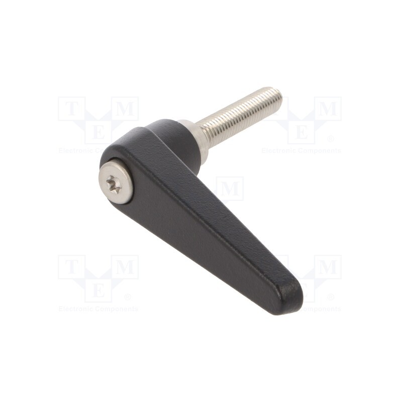 1 pcs x ELESA+GANTER - GN 101.1-18-M8-40-SW - Lever, adjustable, Thread len: 40mm, Lever length: 62mm