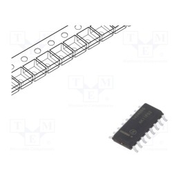 1 pcs x ONSEMI - MC14049BDR2G - IC: digital, buffer,inverting, Ch: 6, SMD, SO16, 3÷18VDC, -55÷125°C