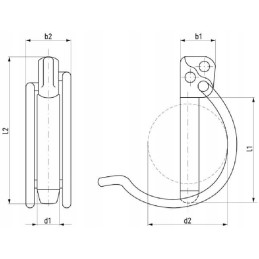Tubular pin, galvanized, 7 5x42 mm ruebig 06752500