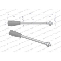 Lever for hyd distributors W80L Warynski