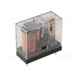 1 pcs x OMRON OCB - G2R-1A 12VDC - Relay: electromagnetic, SPST-NO, Ucoil: 12VDC, Icontacts max: 10A
