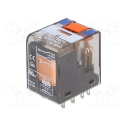 1 pcs x TE Connectivity - 4-1419111-2 - Relay: electromagnetic, DPDT, Ucoil: 24VDC, Icontacts max: 12A