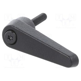 1 pcs x ELESA+GANTER - GN 101-14-M5-25-SW - Lever, adjustable, Thread len: 25mm, Lever length: 45mm